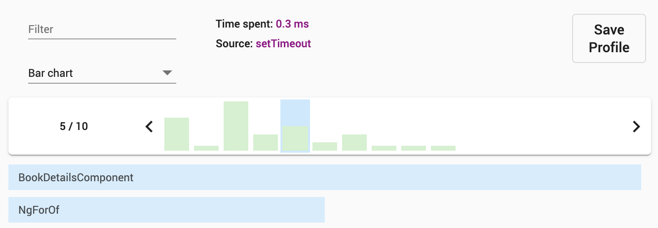 Angular DevTools – Profiler