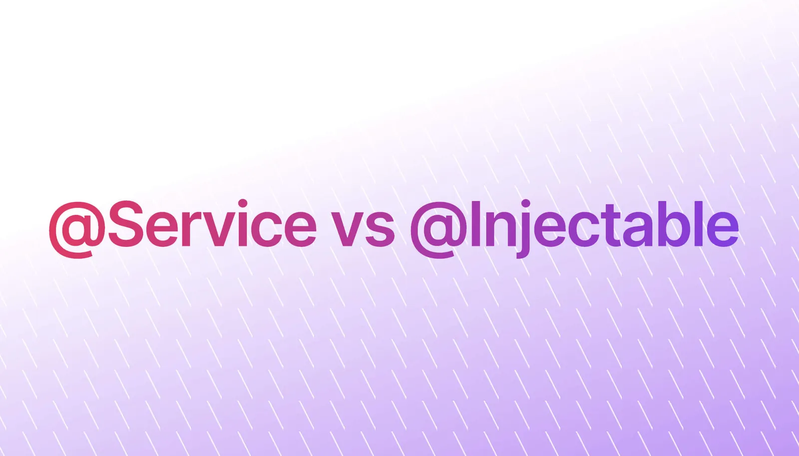 Mein experimenteller @Service()-Decorator für Angular